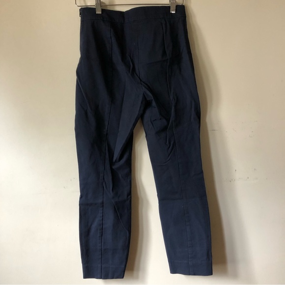 Everlane The Side-Zip Stretch Cotton Pant | Navy - Picture 9 of 11